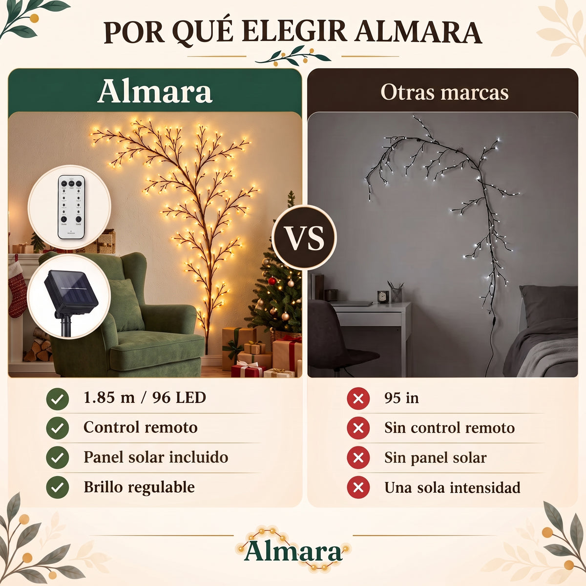 Almara® Luces navideñas