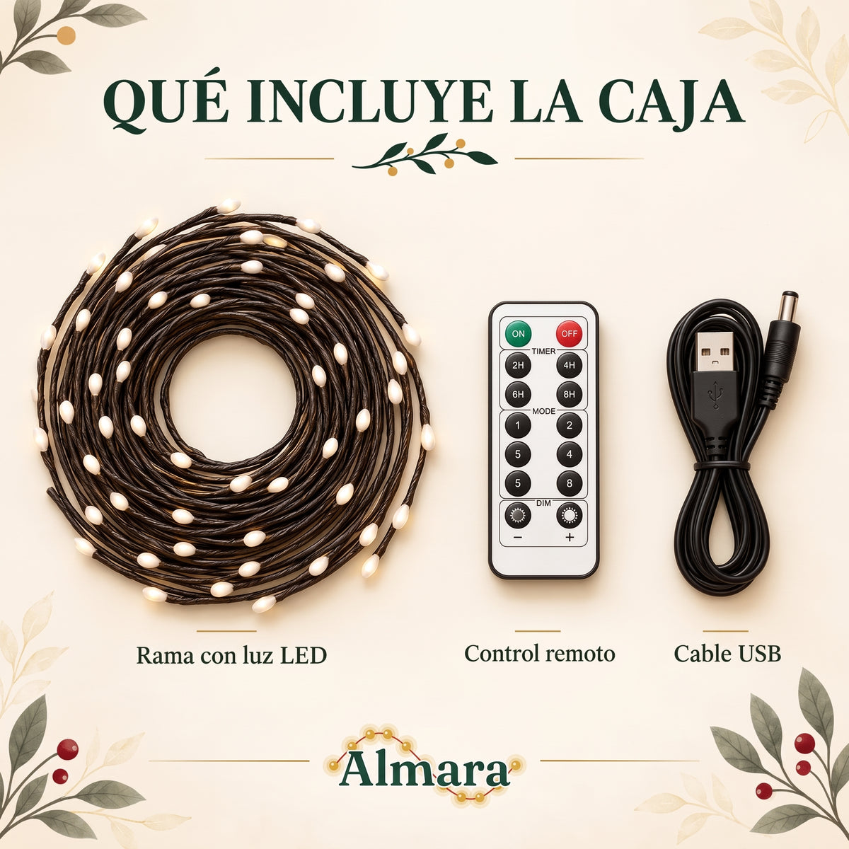 Almara® Luces navideñas